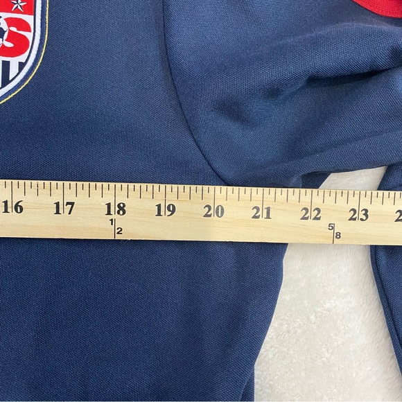 NIKE USA Soccer N98 2011 Full Zip Track Athletic Jacket Size M Blue Red Gold - Picture 8 of 10